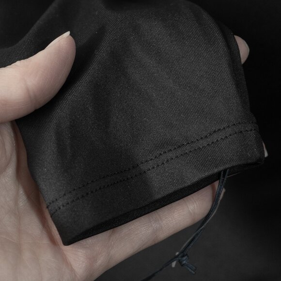 Tahari Square Neck Tee Modern Essentials Long Sleeve Whimsy Goth Princess Seam - Picture 9 of 12